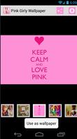 برنامه‌نما Pink Girly Wallpaper عکس از صفحه