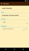 Droid To Do List اسکرین شاٹ 3