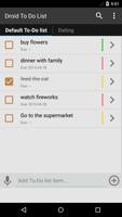 Droid To Do List پوسٹر