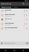 Droid To Do List Affiche