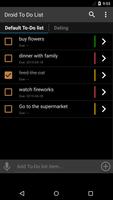 Droid To Do List اسکرین شاٹ 1