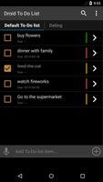 Droid To Do List capture d'écran 1