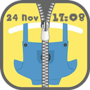 Zipper Yellow Lock Screen APK