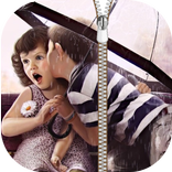 Hug & Kiss Zipper Screen Lock