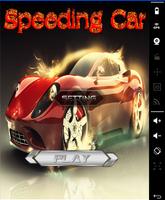 Speeding Car Affiche