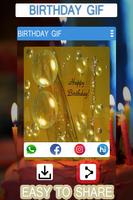 Happy Birthday GIF تصوير الشاشة 3