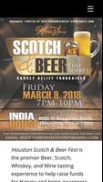 Houston Scotch and Beer Festival poster