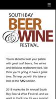 Southbay Beer and Wine Festival Cartaz