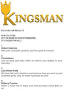 Kingsman Wine and Spirits capture d'écran 1