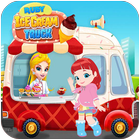 Free - Ruby Ice Cream Rainbow Truck 图标