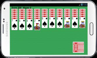 Spider Solitaire Card Game HD Plakat