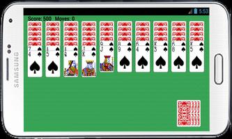 Spider Solitaire Card Game HD captura de pantalla 1