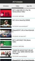 NCT Schedule capture d'écran 1
