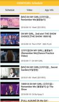 OH MY GIRL Schedule स्क्रीनशॉट 1