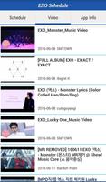 EXO Schedule imagem de tela 1