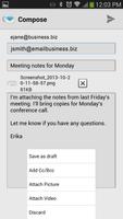 Mail2World Business capture d'écran 2