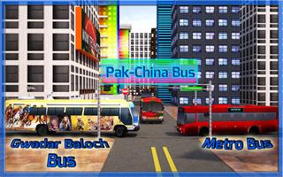 Gwadar City Bus Simulator 2017 Affiche
