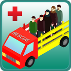 Ambulance simulator 3D : Refugee Transport Truck icône