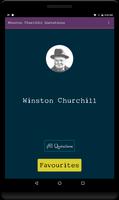 Winston Churchil Quotations Affiche