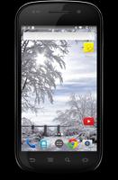 Winter Snow Wallpaper Theme पोस्टर