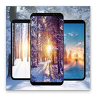 Winter Sunrise Wallpaper HD 2019 icône