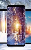 Winter Sunrise Wallpaper HD 2019 Affiche