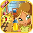 subway princess winx surfer آئیکن