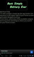 Meilleure Batterie Widget capture d'écran 2