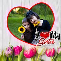 Love U Sister Photo Frame स्क्रीनशॉट 1