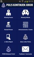 Polis Johor e-Alerts App पोस्टर