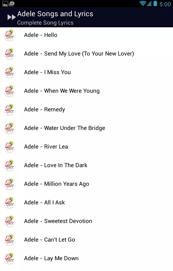 Adele Hello Song Lyrics APK pour Android Télécharger