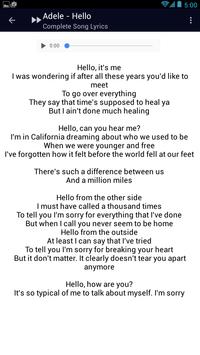 Download Adele Hello Song Lyrics Apk For Android Latest Version
