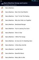 Barry Manilow Mandy Lyrics Affiche