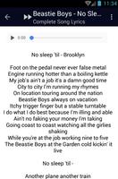 Beastie Boys Sabotage Lyrics capture d'écran 1