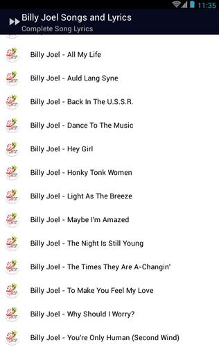 Billy Joel Uptown Girl Lyrics For Android Apk Download