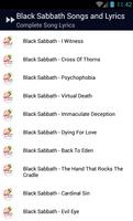 Black Sabbath Paranoid Lyrics Affiche