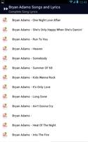 Bryan Adams Heaven Song Lyrics Affiche
