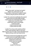 Donna Summer Last Dance Lyrics capture d'écran 1