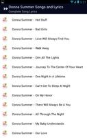 Donna Summer Last Dance Lyrics capture d'écran 2