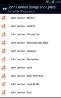 John Lennon Imagine Lyrics Affiche