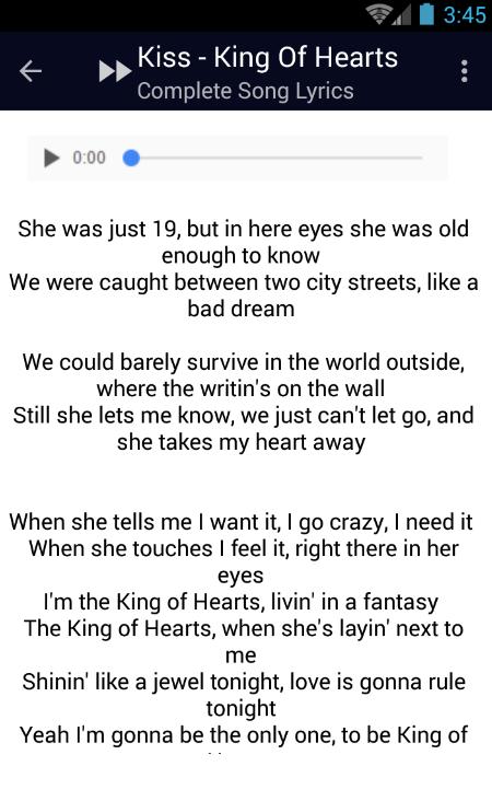 Kiss Because I M A Girl Lyrics For Android Apk Download