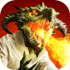 Dragon Face Camera أيقونة
