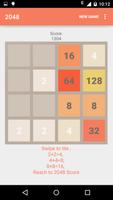 2048 Number puzzle game Affiche