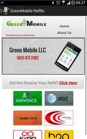 Green Mobile Refills Affiche