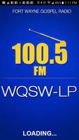WQSW 100.5 FM Radio Affiche