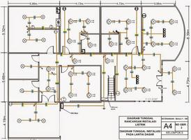 sketch wiring diagram of dwelling house imagem de tela 1