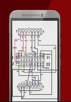 پوستر Wiring Diagram Car