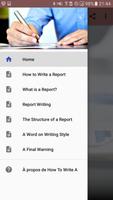 پوستر How To Write A Report