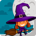 Witch Games for Kids: Bubbles icône
