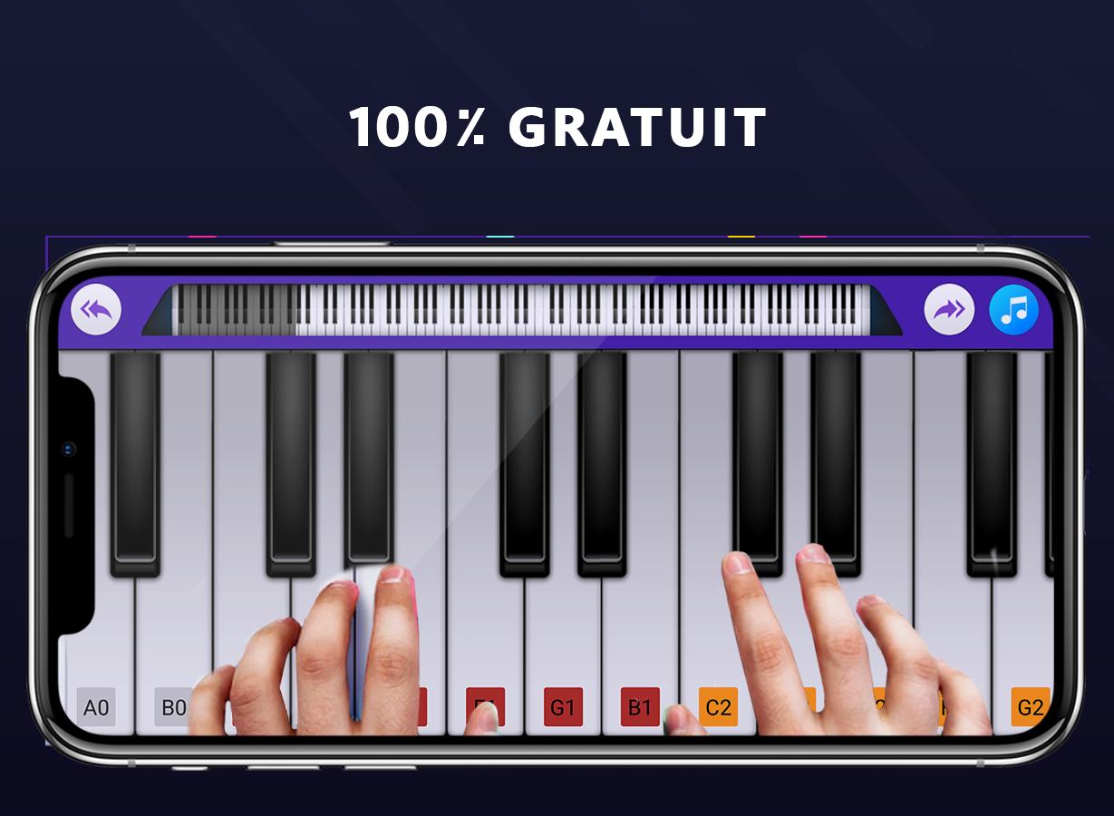 Piano virtuel pour Android - Téléchargez l'APK